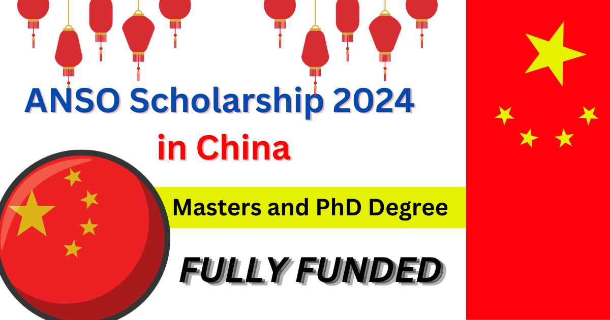 Fully Funded: ANSO Scholarship 2024 In China