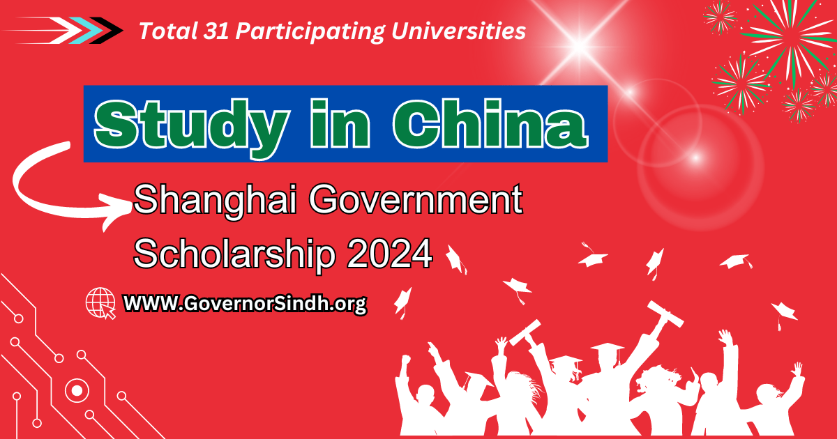 Shanghai Government Scholarship (SGS) 2024 in China