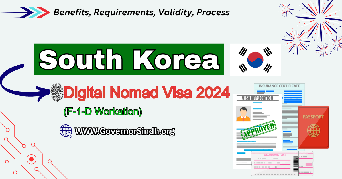 (F1D Workation) South Korea Digital Nomad Visa 2024 Apply Online