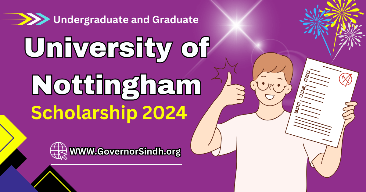University of Nottingham Global Scholarship 2024 (China)