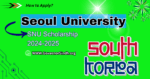 Seoul University Scholarship 150x79 